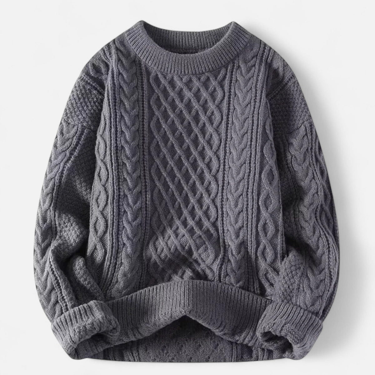 Balthoo | Cable Knit Sweater with Classic Fit