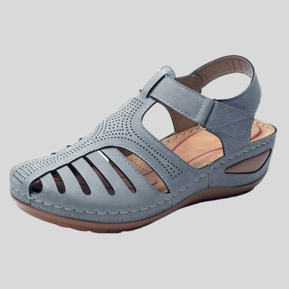 Leola | Closed Toe Cutout Strap Sandals