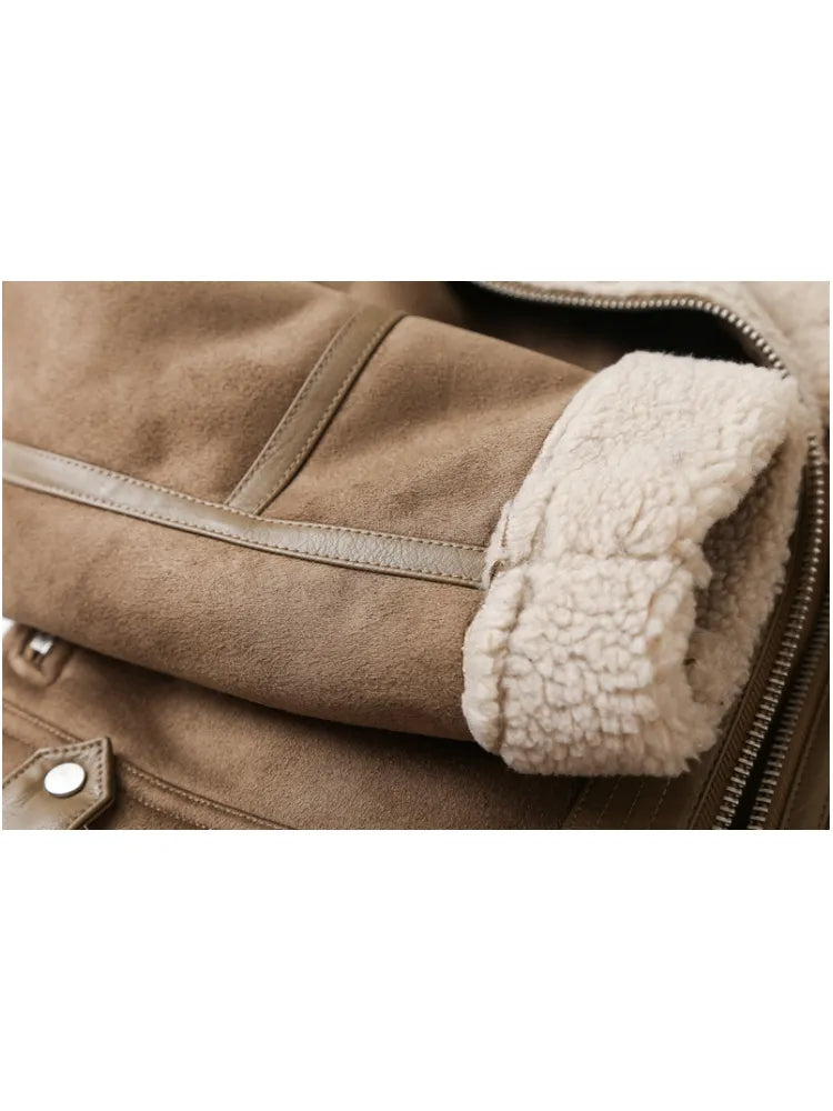 Odille | Warm Aviator Jacket with Vintage Style
