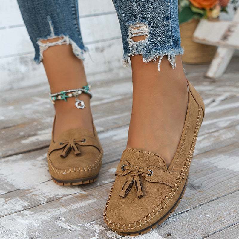 Tânia | Tassel Slip-On Loafer Flats