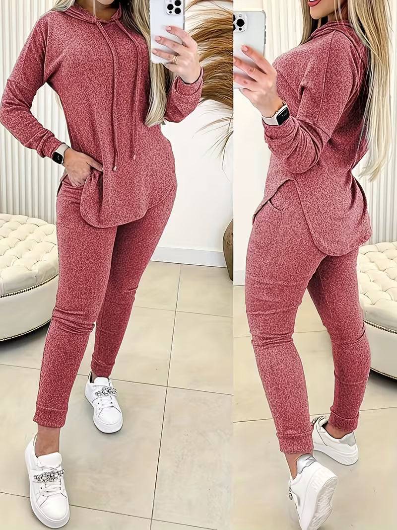 Lila | Hooded Two-Piece Set with Pockets