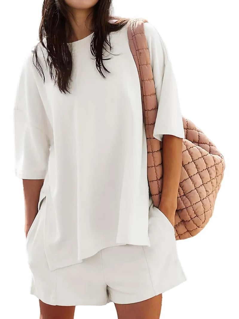 Iselin | Two-Piece Round Neck Shorts Set