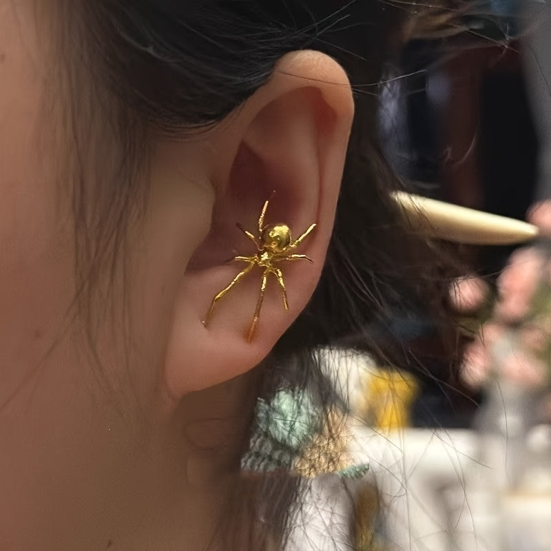 Amnuai | Spider Ear Cuff Clip Earrings
