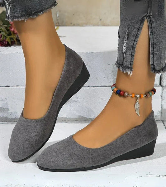 Roxie | Slip On Comfort Wedge Flat Shoes