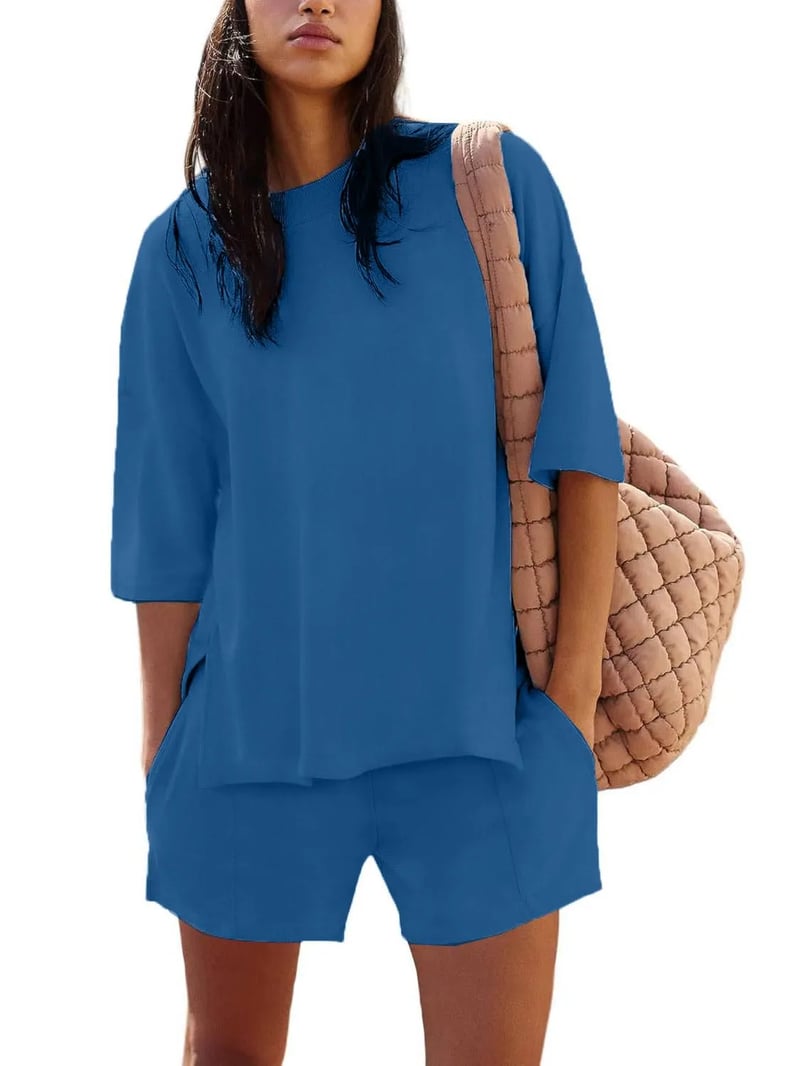 Iselin | Two-Piece Round Neck Shorts Set