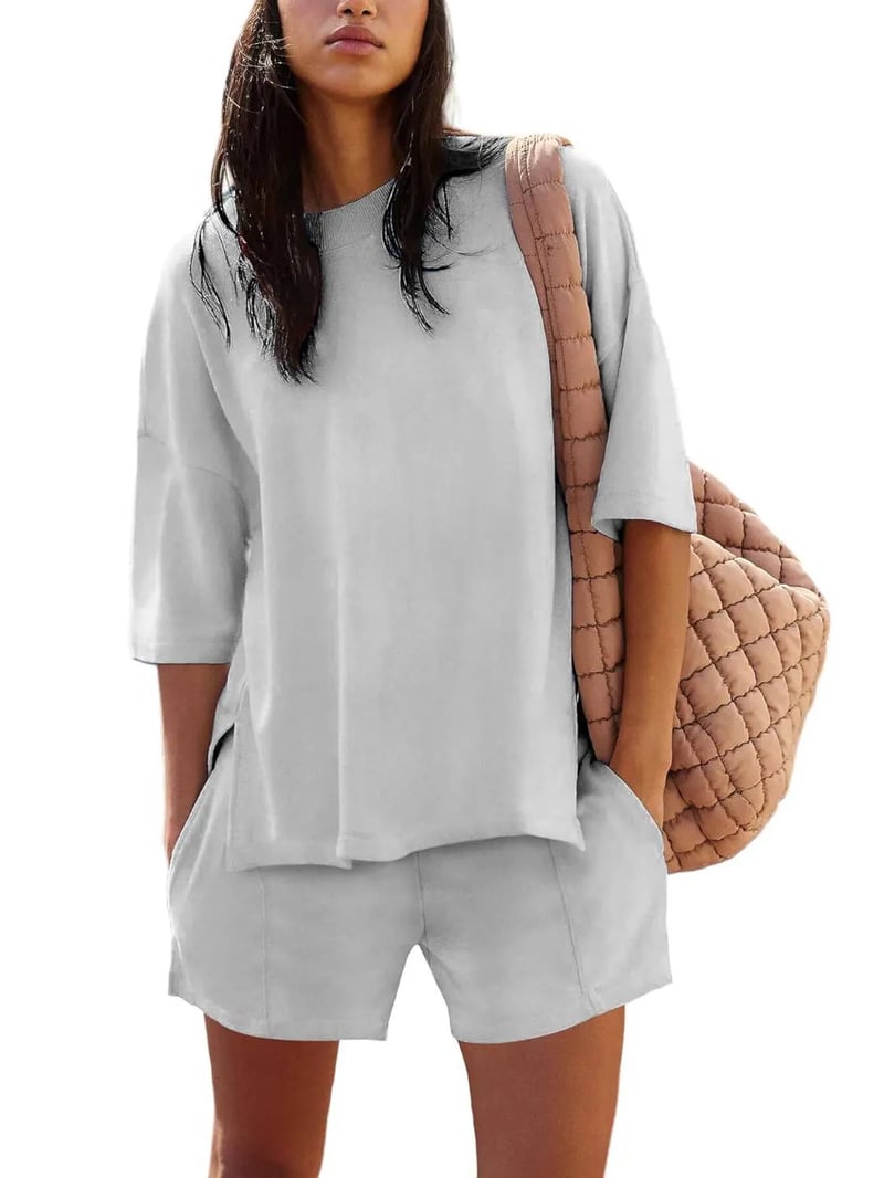 Iselin | Two-Piece Round Neck Shorts Set