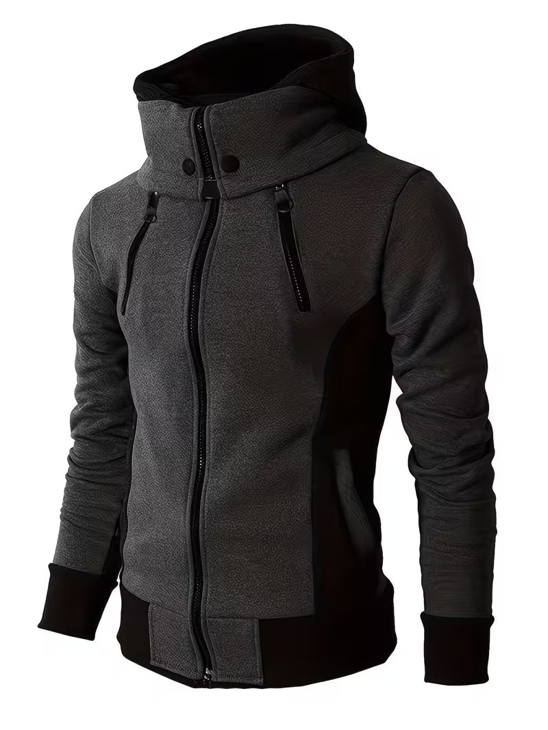 Griffiths | Hooded Color Block Zip Jacket