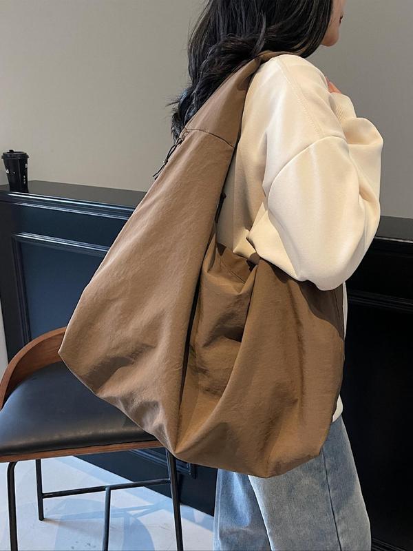 Marilla |  Oversized Nylon Slouch Shoulder Bag