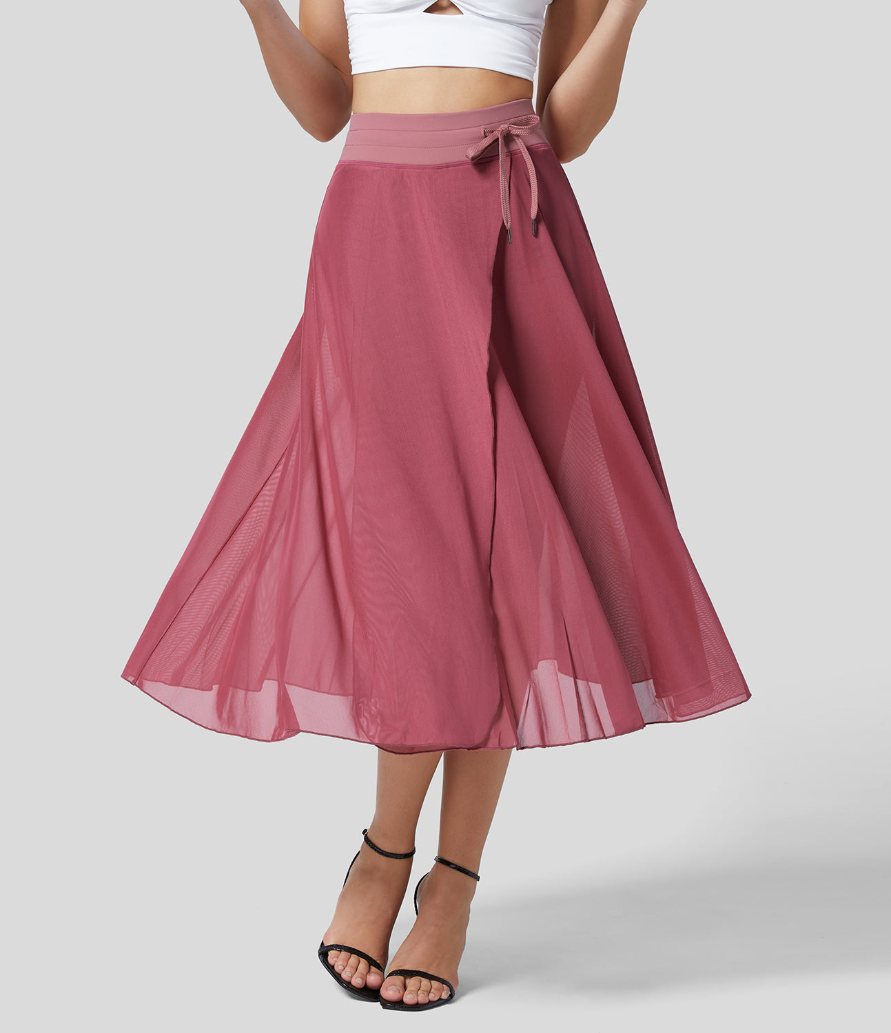 Eliara - High Waisted 2 In 1 Skirt Shorts