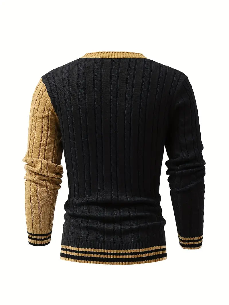 Bryant | Long Sleeve Cable Knit Button Cardigan