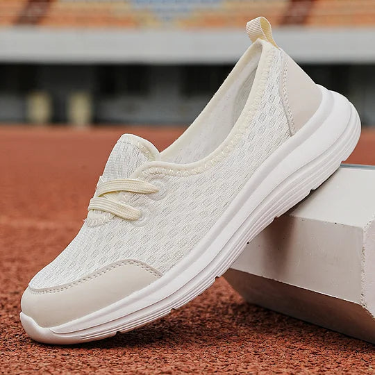 Firsova - Mesh Lace-Up Soft Sole Walking Shoes