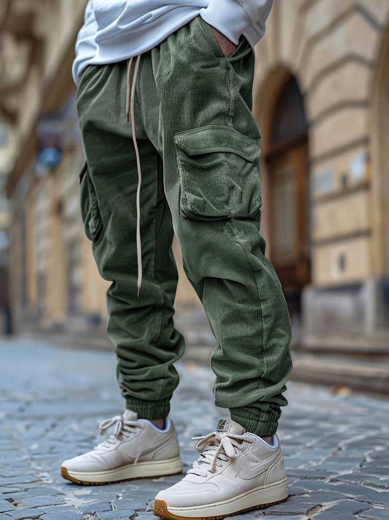 Baruch | Cargo Pants with Drawstring Waist and Pockets