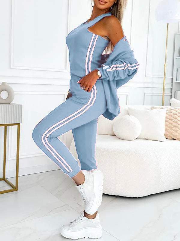 Kendra | Three Piece Jogger Lounge Set