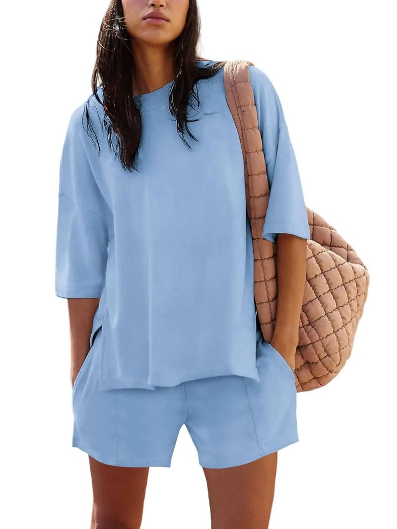 Iselin | Two-Piece Round Neck Shorts Set
