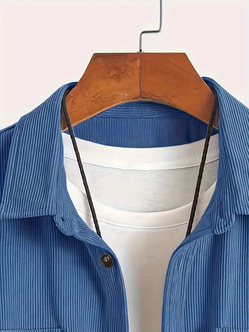 Rickey | Corduroy Shirt Long Sleeve Button-Up Style