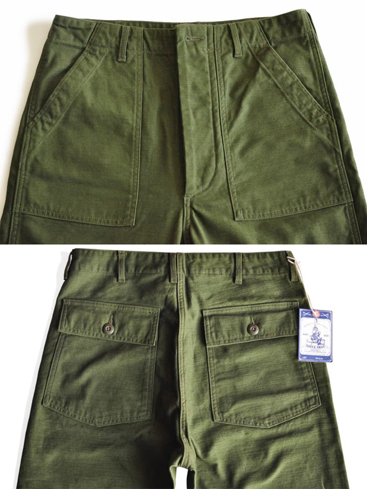 Matheos | Military Style Straight Leg Pants