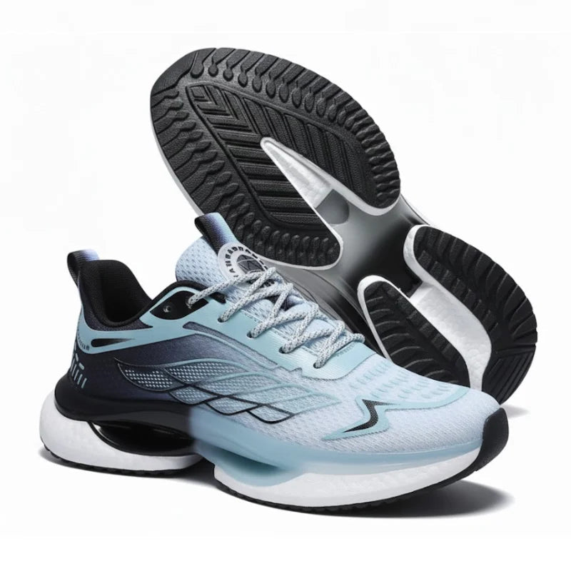 Lynda | Athletic Sneakers With Lace-Up Side Pattern