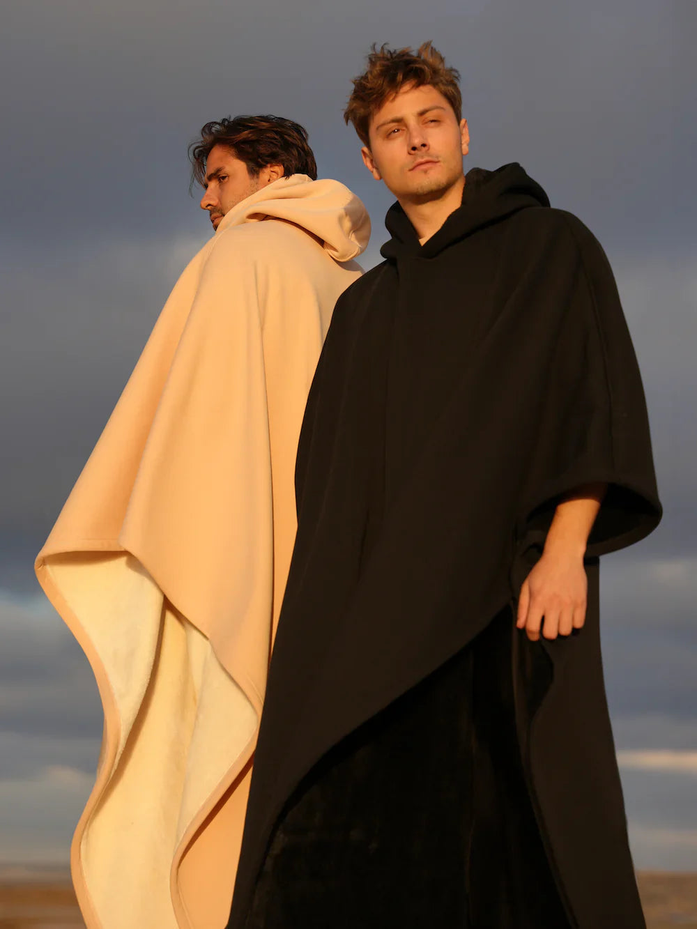 VelvetNomad | Hooded Blanket Poncho With Soft-Looking Lining