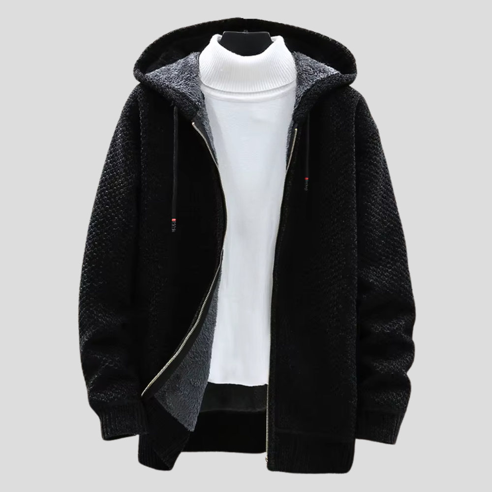 Prismmark | Knit Hoodie with Textured Design