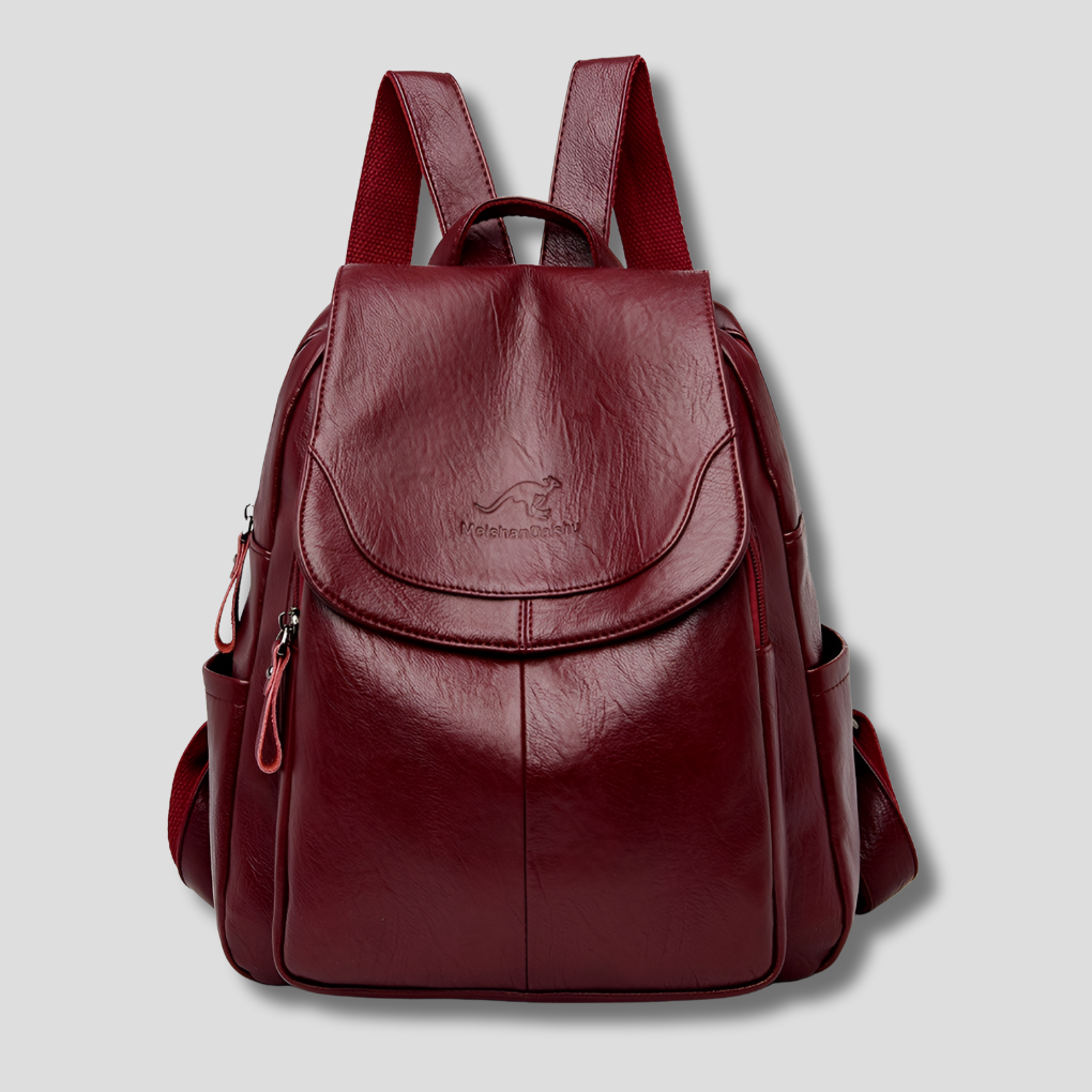 UrbanMuse | Backpack With Flap Top and Side Pockets