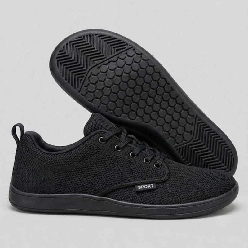 Helena | Knit Lace-Up Low-Top Casual Sneakers