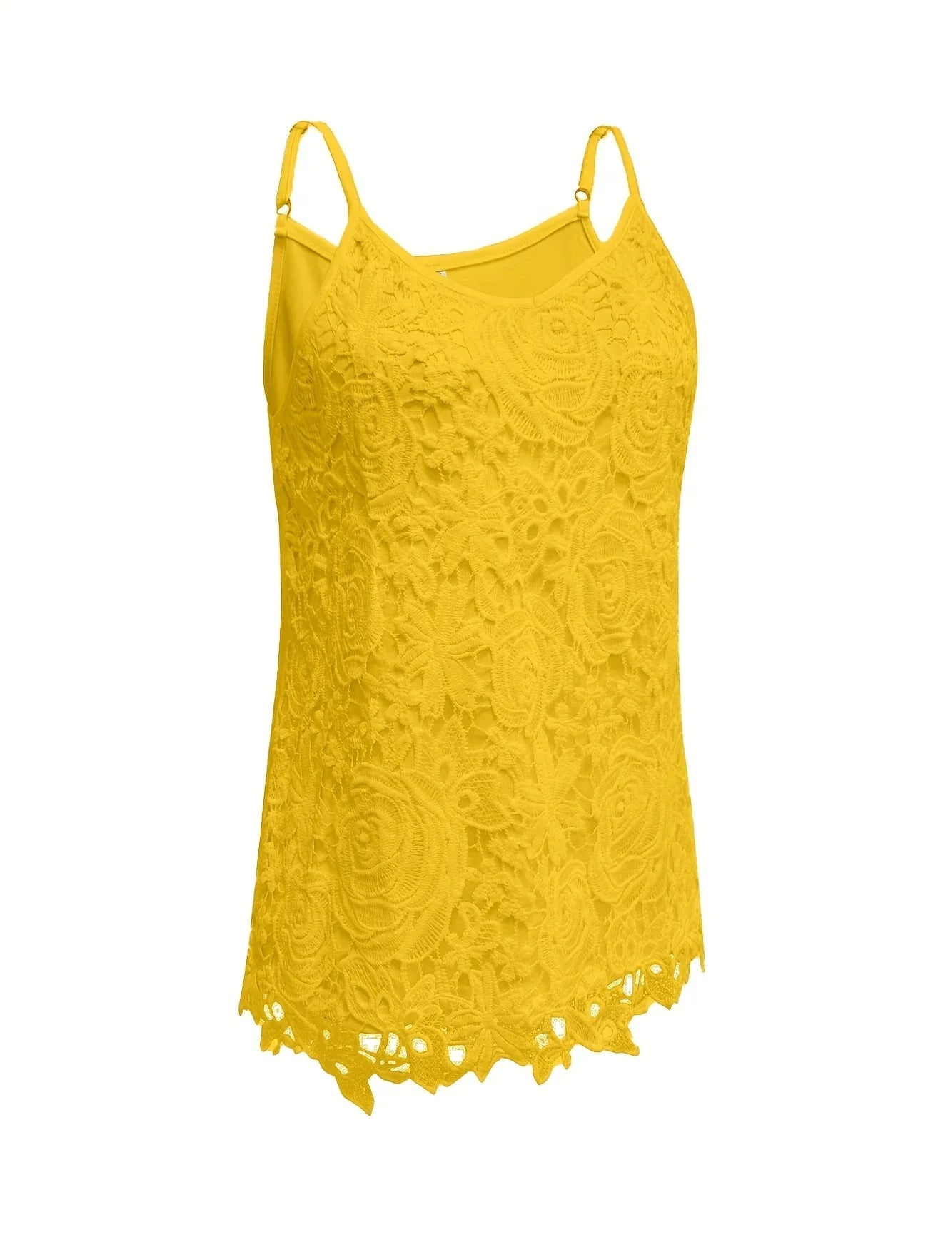 Juna | Lace V Neck Sleeveless Camisole Top