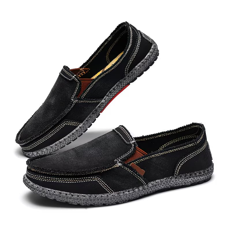 Vagner | Canvas Slip-On Casual Loafers