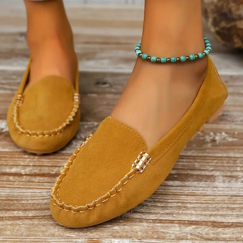 Mitsuko | Slip-On Round Toe Casual Loafers