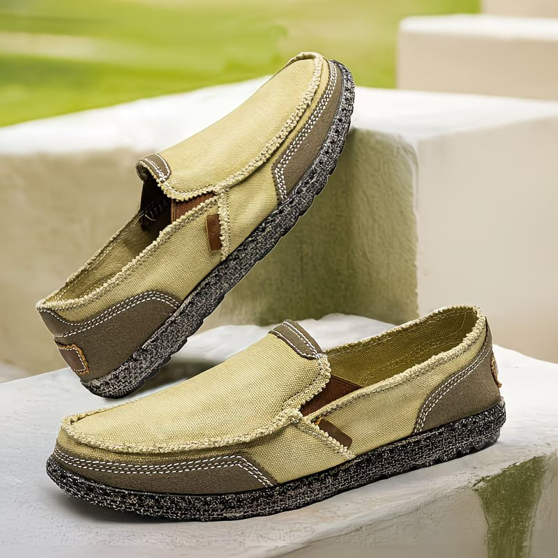 Vagner | Canvas Slip-On Casual Loafers