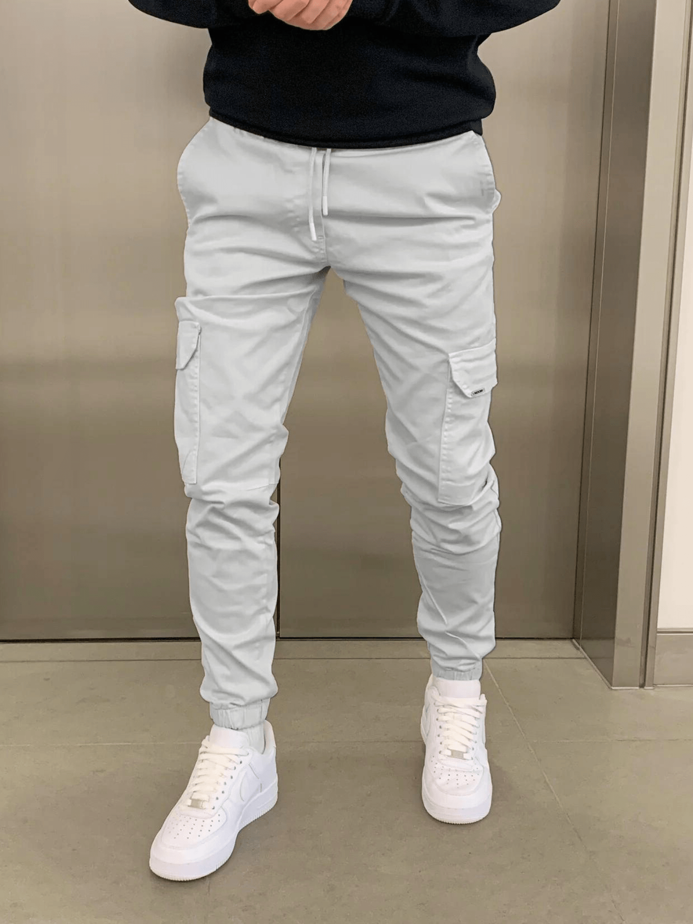 Marko - Cargo Jogger Pants Slim Fit Drawstring