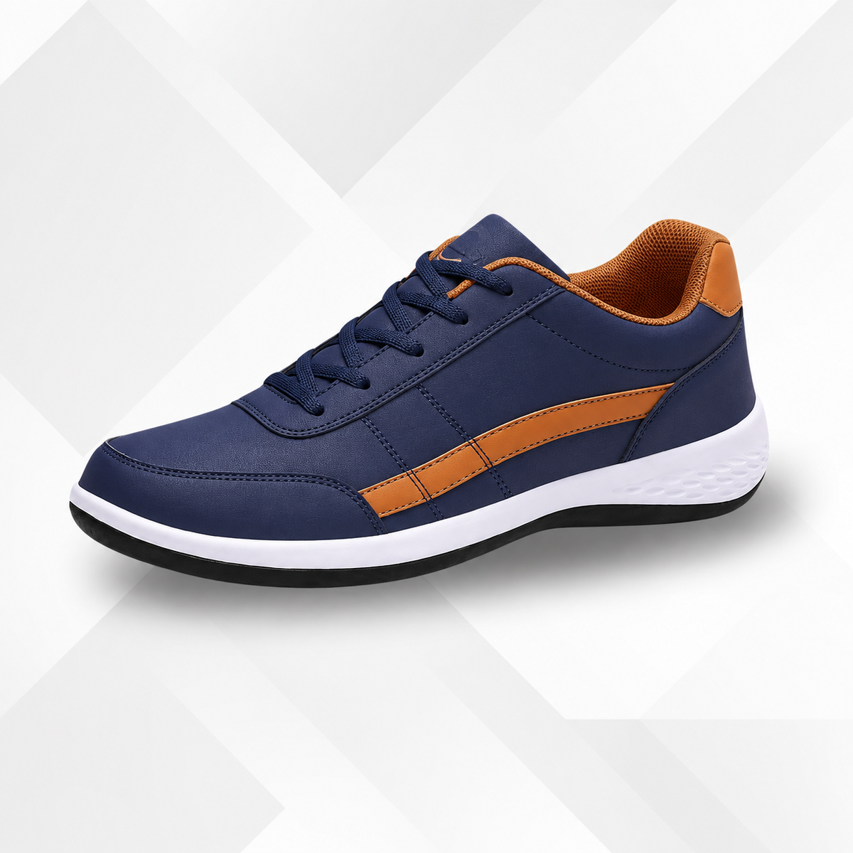 CloudWalk | Lace-Up Sneakers with Two-Tone Trim