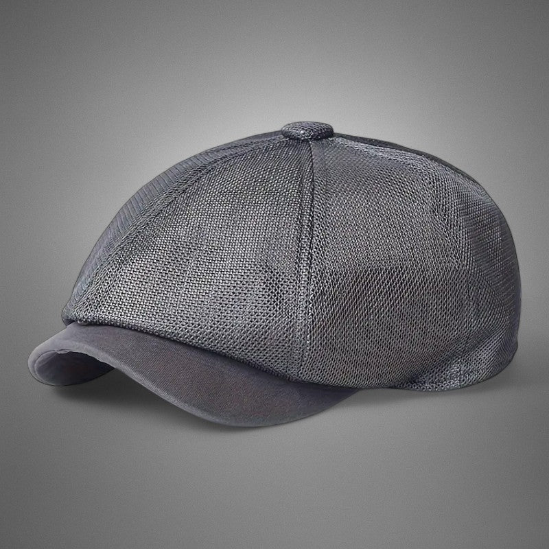 Zophiel | Mesh Newsboy Flat Cap Hat