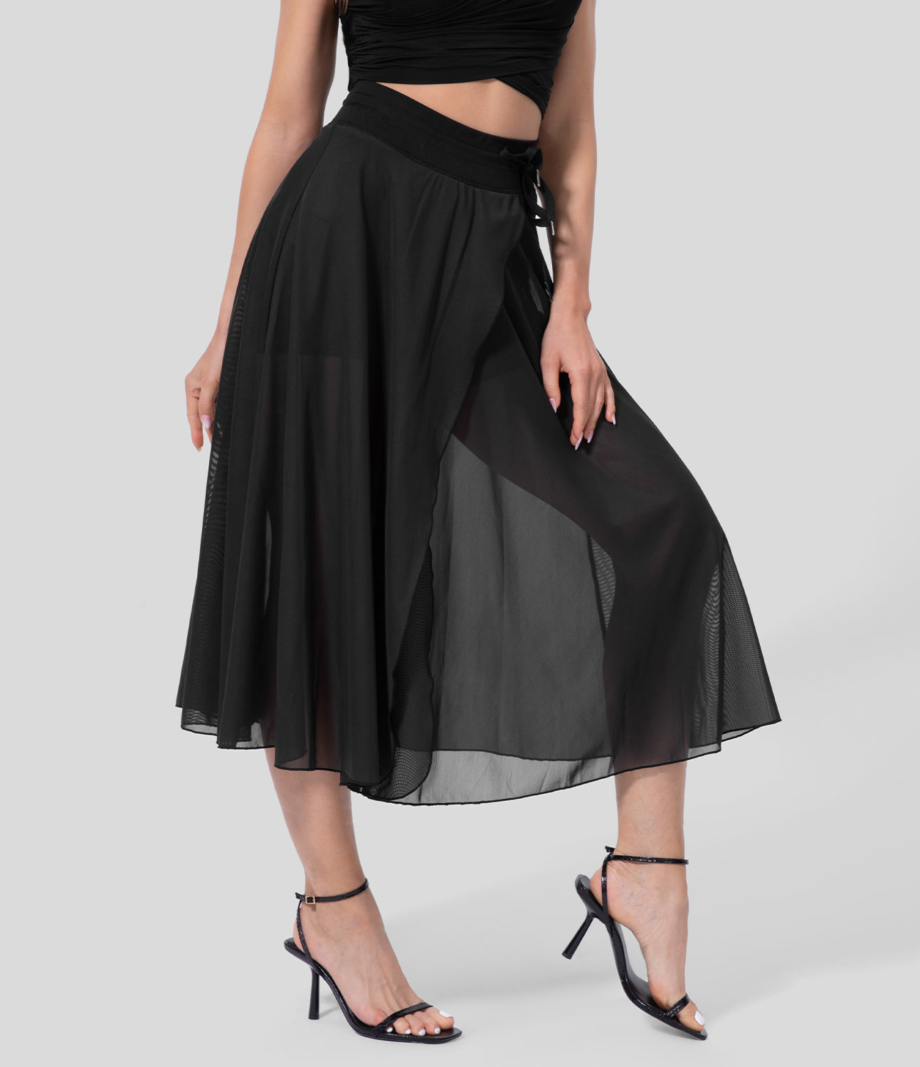 Eliara - High Waisted 2 In 1 Skirt Shorts