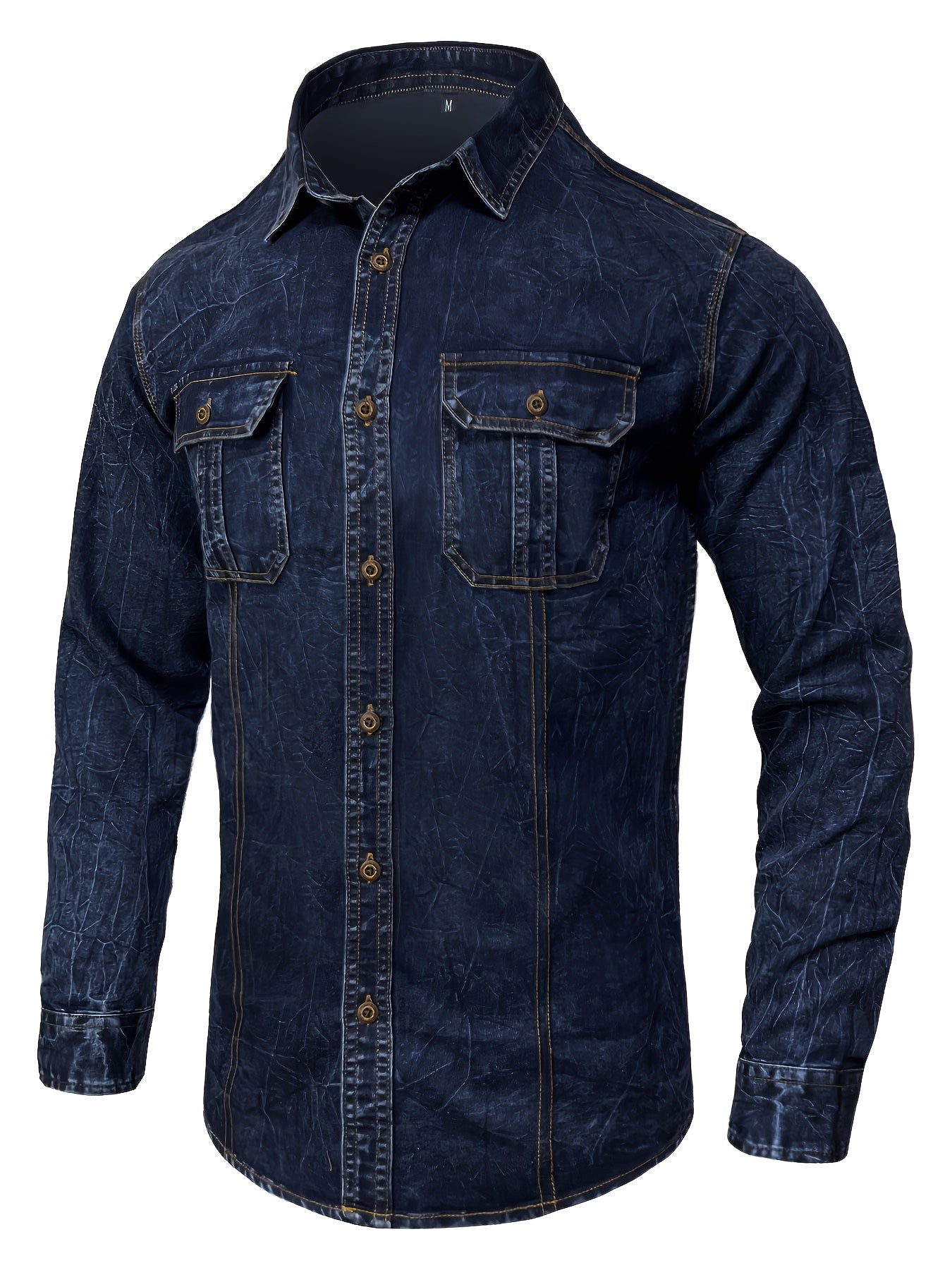 Dolvin | Washed Long Sleeve Double Pocket Shirt