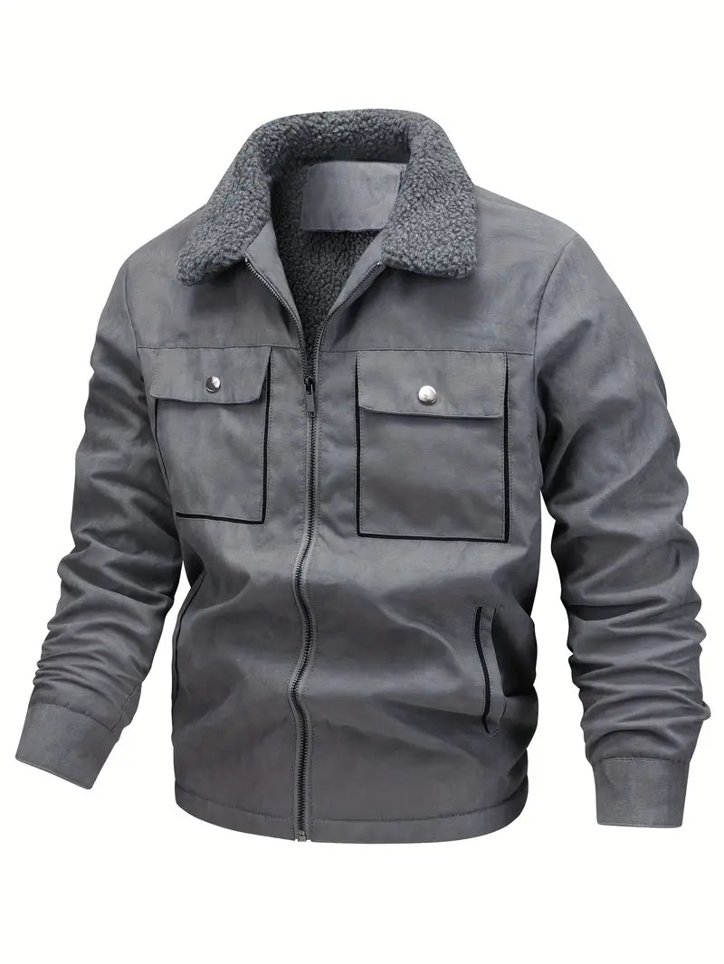 Grigory | Sherpa Collar Zip Jacket