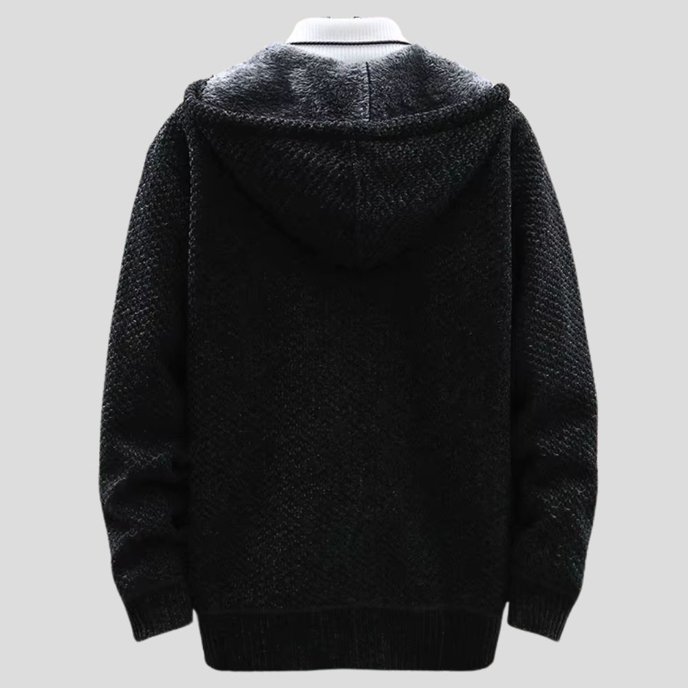 Prismmark | Knit Hoodie with Textured Design