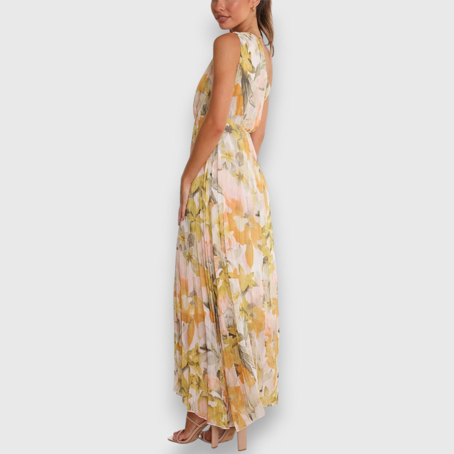 Jillian | Floral One Shoulder Maxi Dress