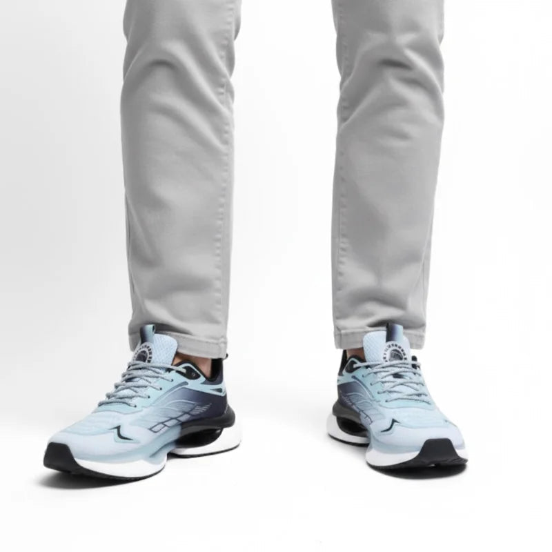Lynda | Athletic Sneakers With Lace-Up Side Pattern