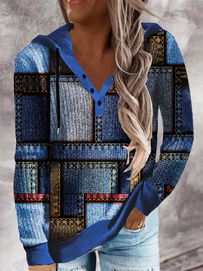 Nimbusmark | Casual Long-Sleeve Printed Hoodie