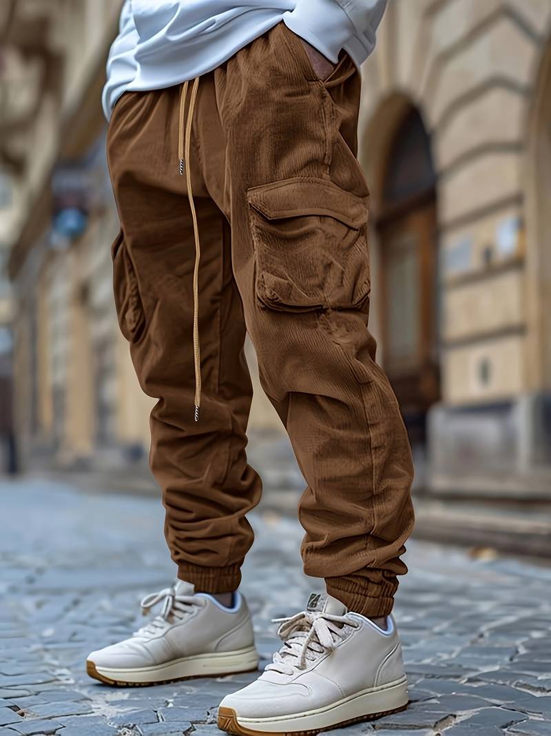 Baruch | Cargo Pants with Drawstring Waist and Pockets