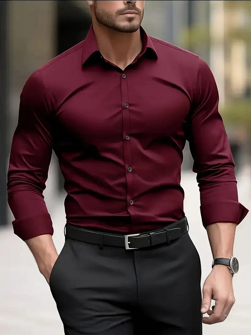 Sam | Men's Long Sleeve Breathable Shirt