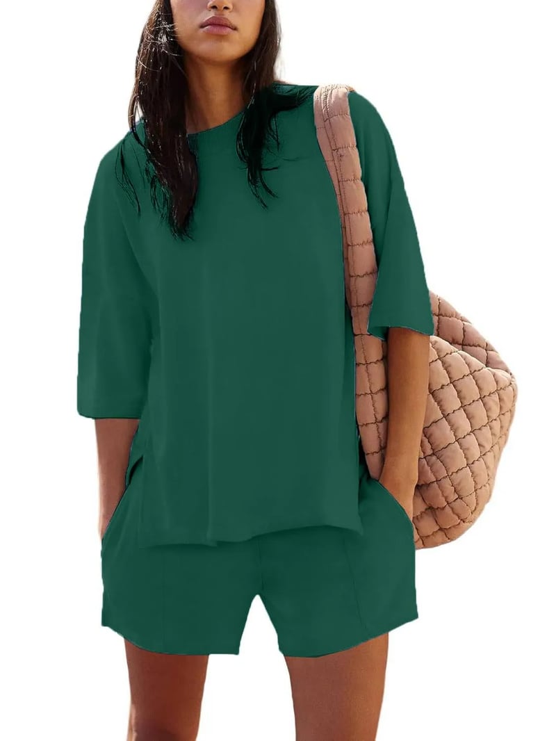Iselin | Two-Piece Round Neck Shorts Set
