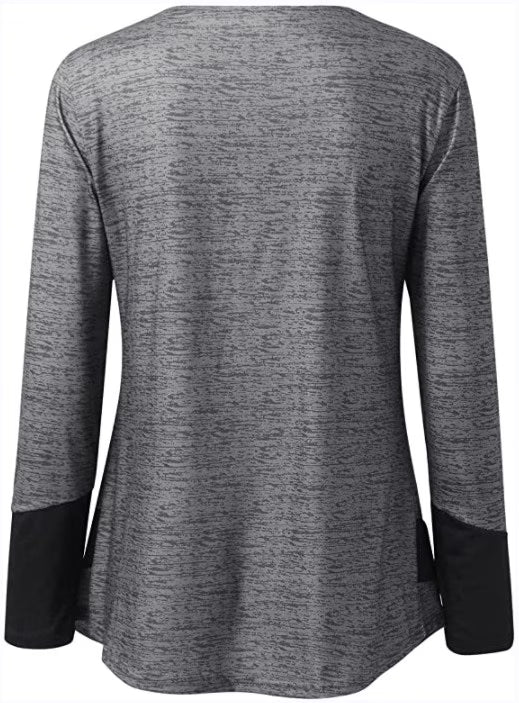 Grisel | V-Neck Three-Quarter Sleeve Tunic