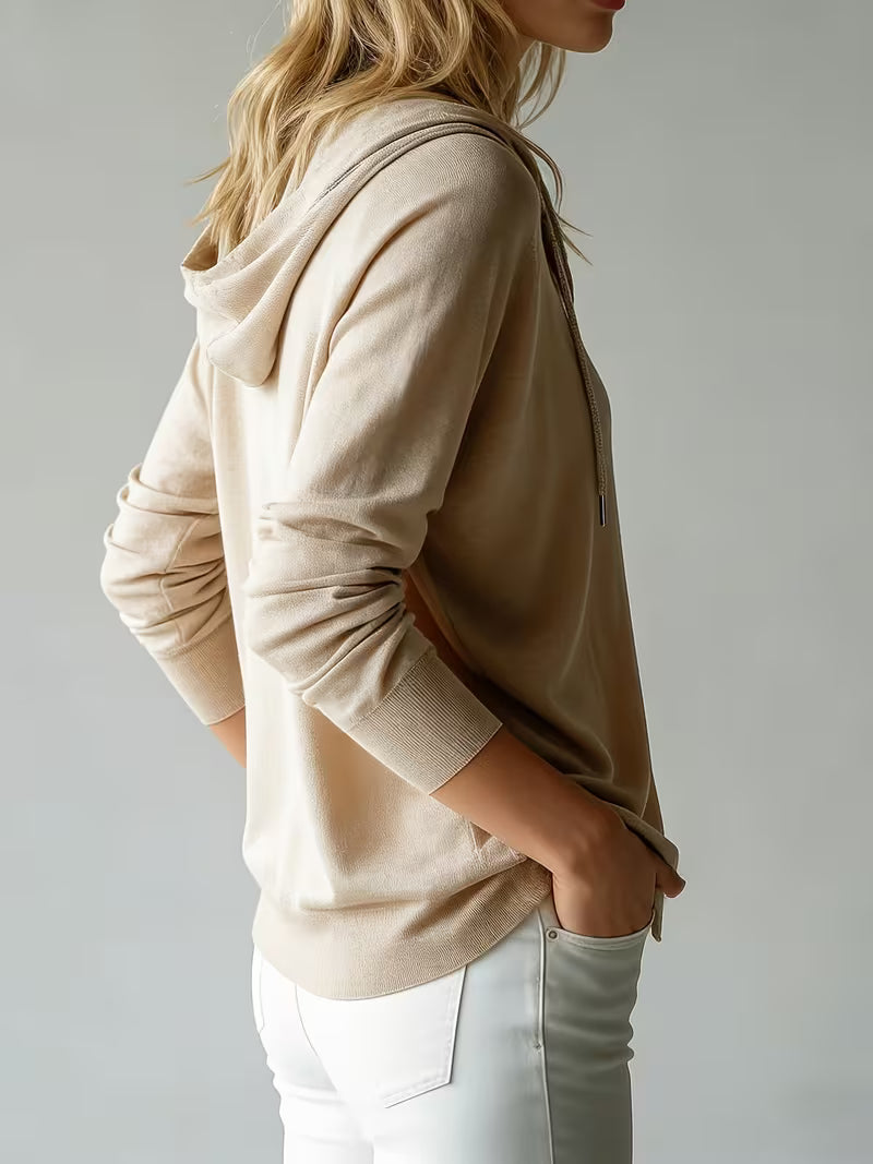 Avila | Hooded Button Front Long Sleeve Cardigan