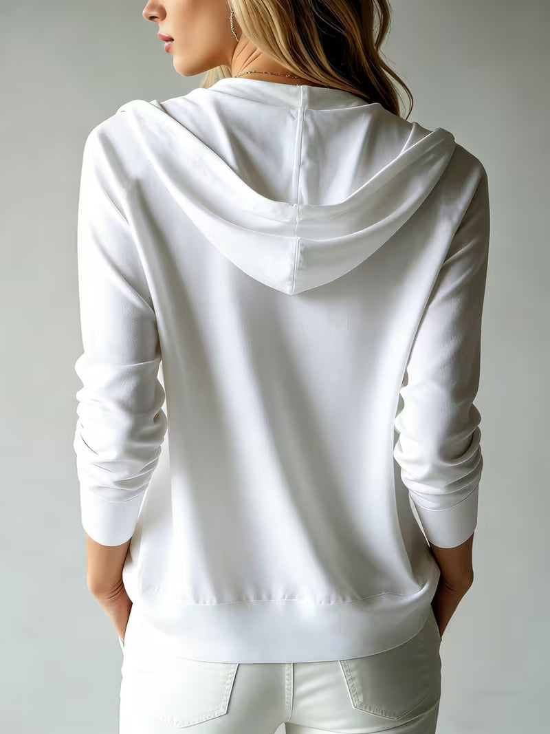 Avila | Hooded Button Front Long Sleeve Cardigan