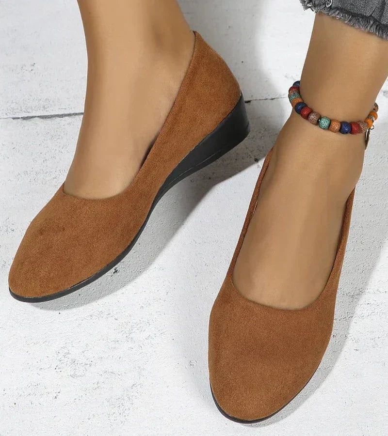 Roxie | Slip On Comfort Wedge Flat Shoes