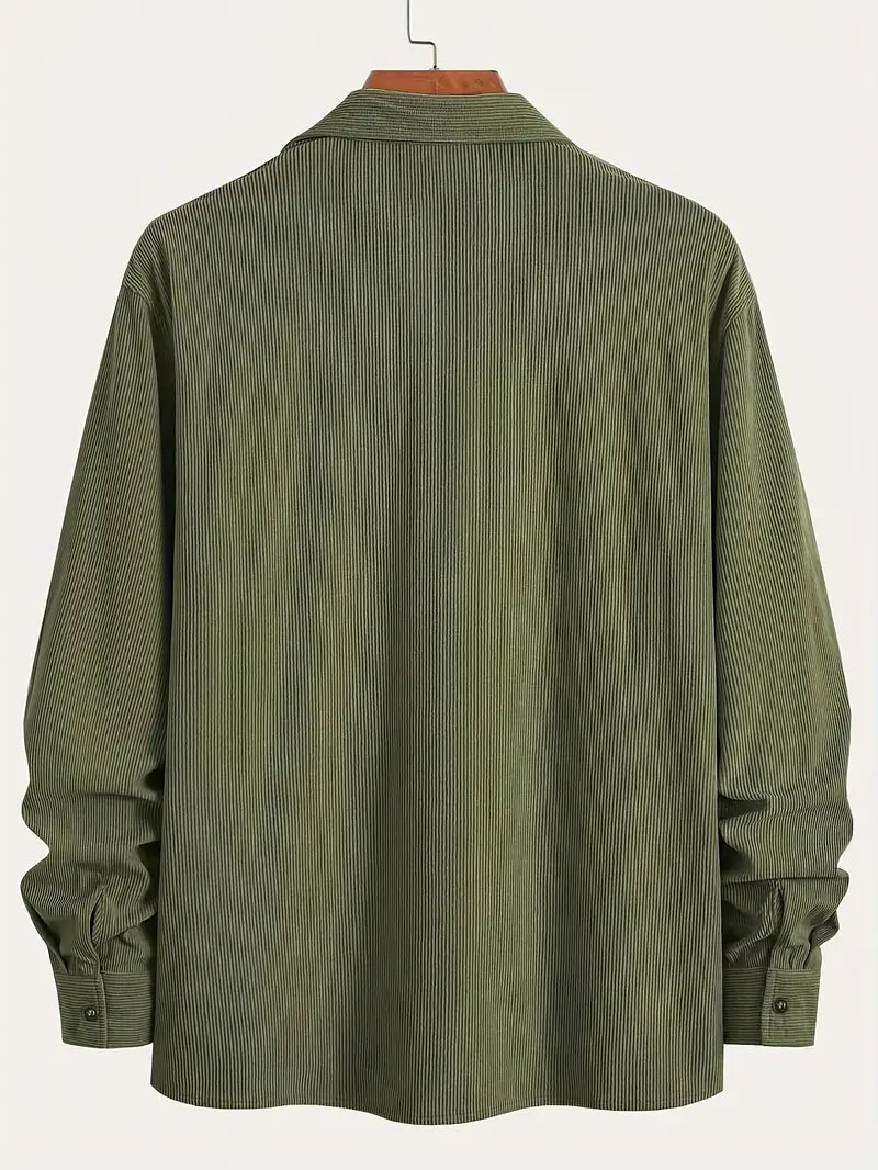 Rickey | Corduroy Shirt Long Sleeve Button-Up Style