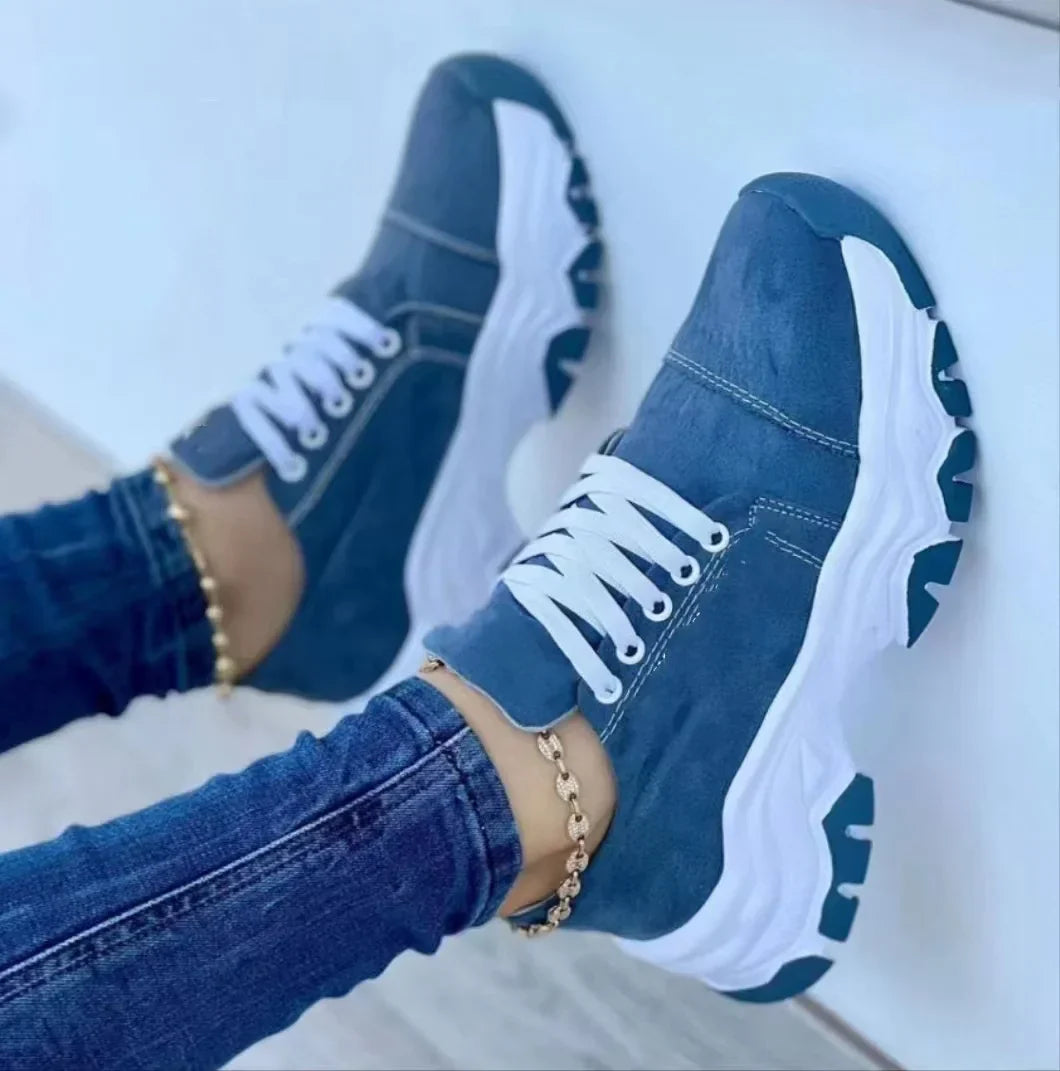 Leticio | Lace Up Chunky Sole Casual Sneakers