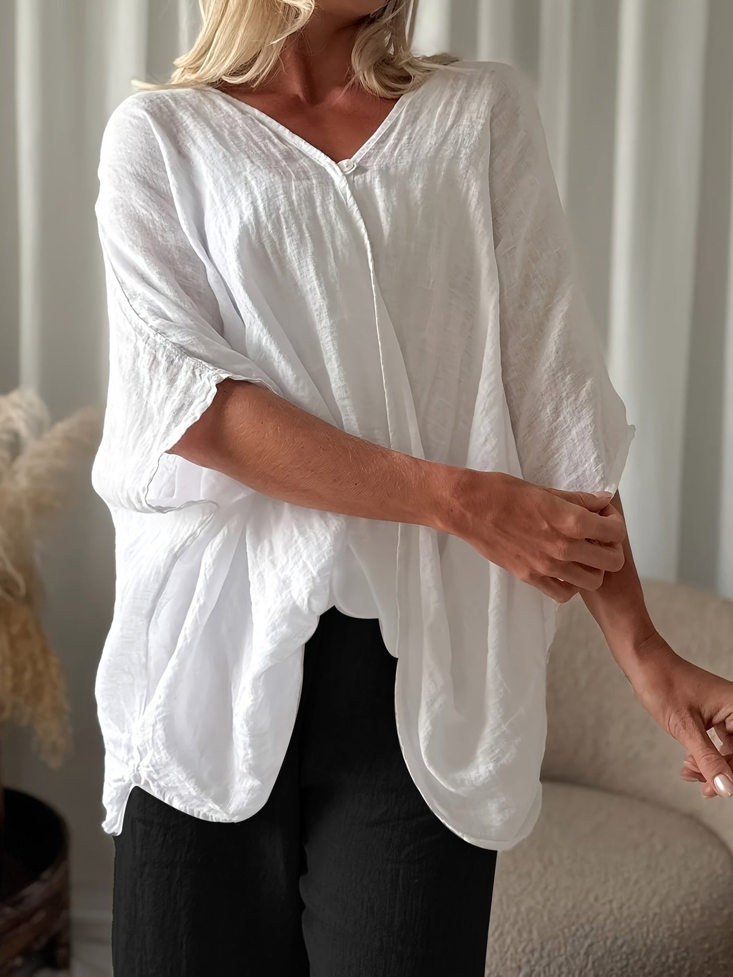 Amara | Bohemian Blouse with Loose Sleeves