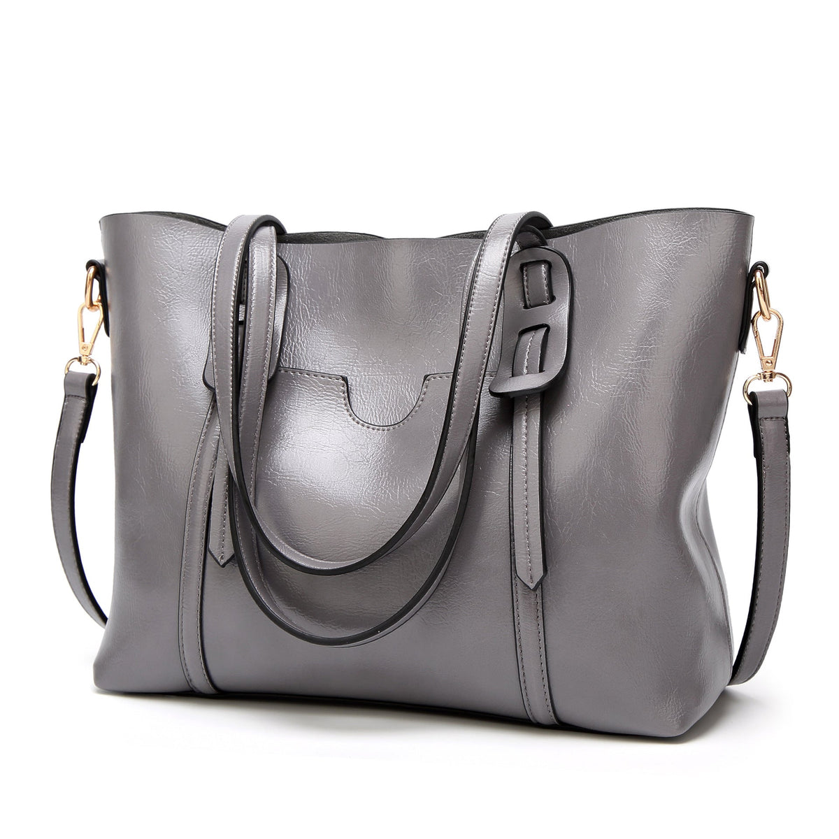Geneorita | Vintage Waxed Leather Tote Bag